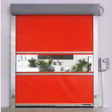 Fast electric rolling shutter door